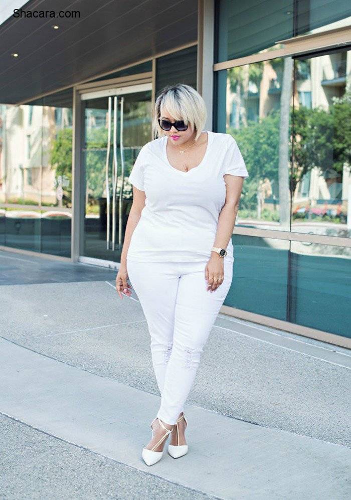 THIS 7 PICTURES PROVES THAT WHITE JEANS GO WITH EVERYTHING