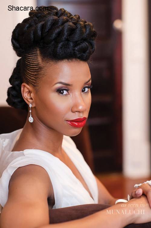 10 GLAM BLACK WEDDING HAIRSTYLES