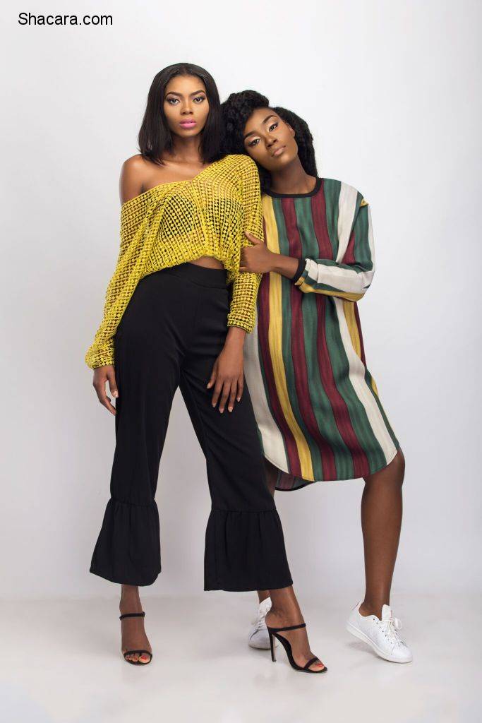 ITS CHIC AND BOLD: THE LATEST MAJU COLLECTION STARS MODELS TARMAR AWOBUTU AND JESSICA CHIBUEZE