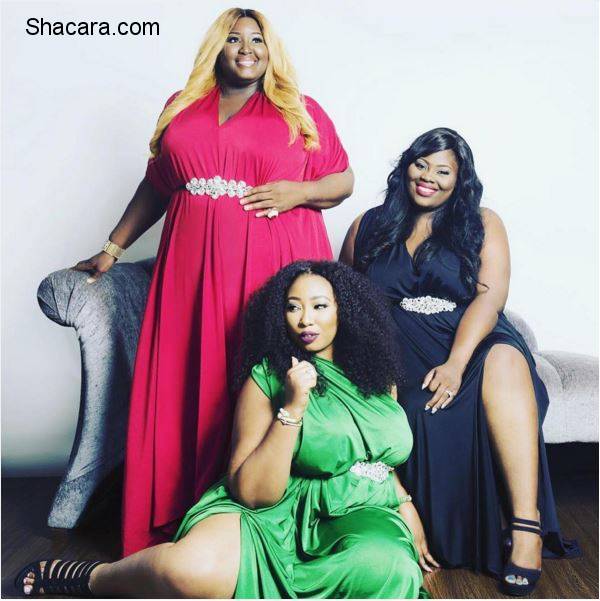 FOR CURVY GIRLS: LATASHA NGWUBE, DAMI ELEBE & TAYMIB MODELS FOR ONLINE SHOP THE POP UP PLUS