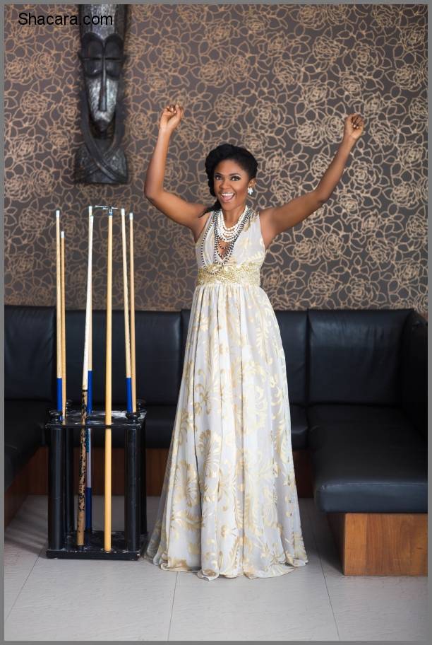 We Love Omoni Oboli In Ayo Van Elmar’s S/S 2016 Fishbone Editorial Shoot Titled “Table De Billiard”(Photos)