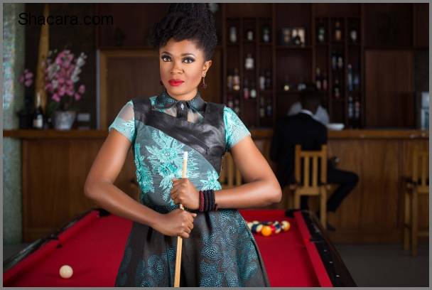 We Love Omoni Oboli In Ayo Van Elmar’s S/S 2016 Fishbone Editorial Shoot Titled “Table De Billiard”(Photos)