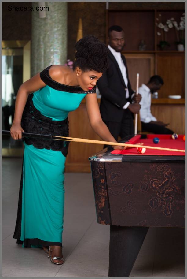 We Love Omoni Oboli In Ayo Van Elmar’s S/S 2016 Fishbone Editorial Shoot Titled “Table De Billiard”(Photos)