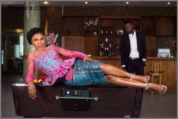 We Love Omoni Oboli In Ayo Van Elmar’s S/S 2016 Fishbone Editorial Shoot Titled “Table De Billiard”(Photos)