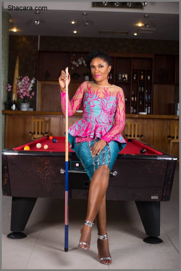 We Love Omoni Oboli In Ayo Van Elmar’s S/S 2016 Fishbone Editorial Shoot Titled “Table De Billiard”(Photos)