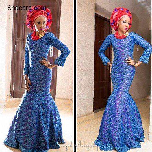 BREATHTAKING TRENDY UNIQUE ANKARA AND LACE GOWN STYLES