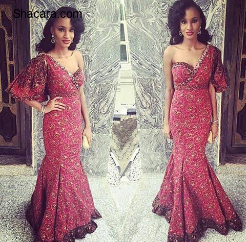 BREATHTAKING TRENDY UNIQUE ANKARA AND LACE GOWN STYLES