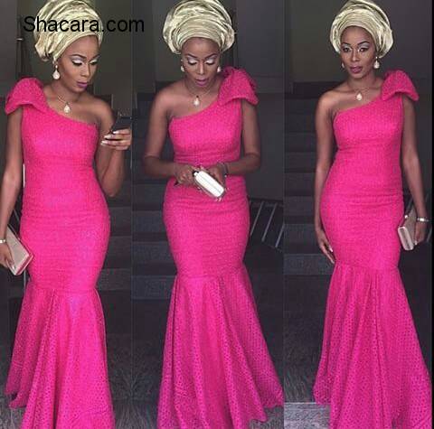 BREATHTAKING TRENDY UNIQUE ANKARA AND LACE GOWN STYLES