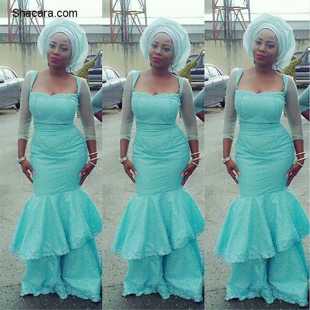 BREATHTAKING TRENDY UNIQUE ANKARA AND LACE GOWN STYLES