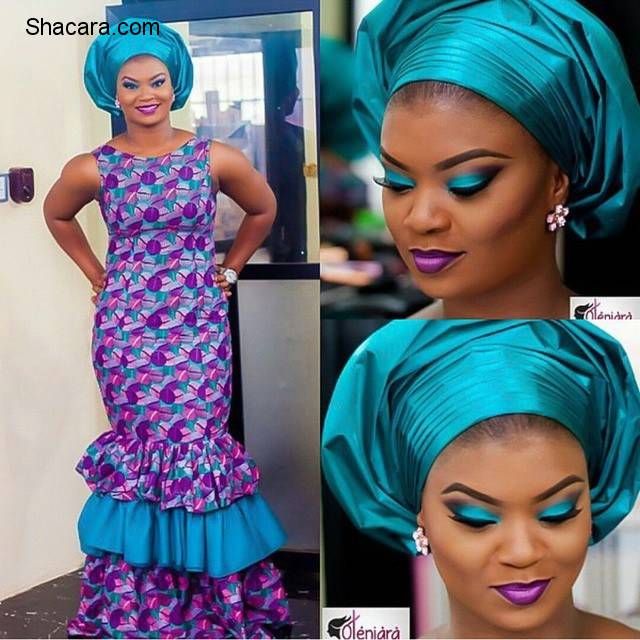 BREATHTAKING TRENDY UNIQUE ANKARA AND LACE GOWN STYLES