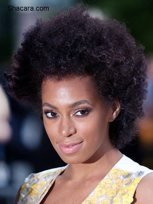 Have A Look At Solange Knowles’ Natural Hair Journey