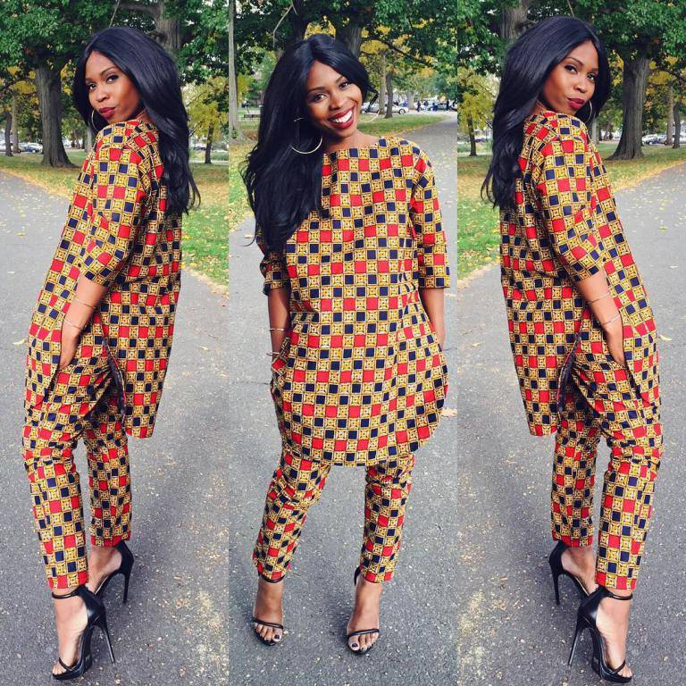 LATEST ANKARA STYLE ALERT: ANKARA PANTSUIT