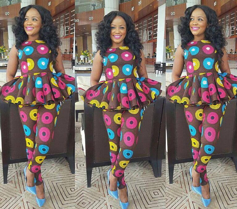 LATEST ANKARA STYLE ALERT: ANKARA PANTSUIT