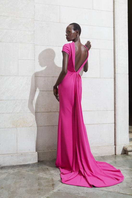 Only the Best Gowns and Dresses Will Do! Ajak Deng Brings the Glamour to Elizabeth Kennedy’s Resort 2017 Collection