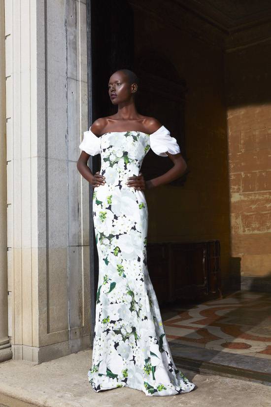 Only the Best Gowns and Dresses Will Do! Ajak Deng Brings the Glamour to Elizabeth Kennedy’s Resort 2017 Collection