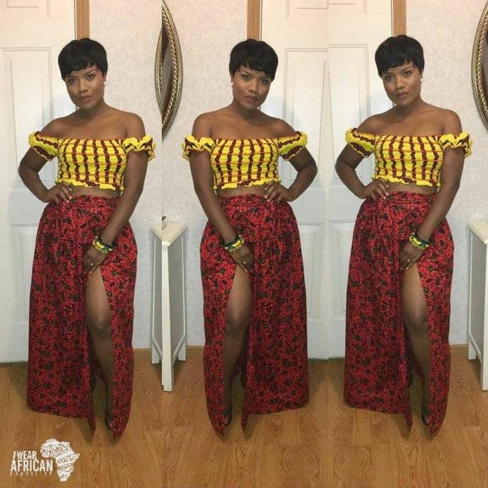 FRIDAY NIGHT STYLE: TRENDY ANKARA OFF-THE-SHOULDER PIECE