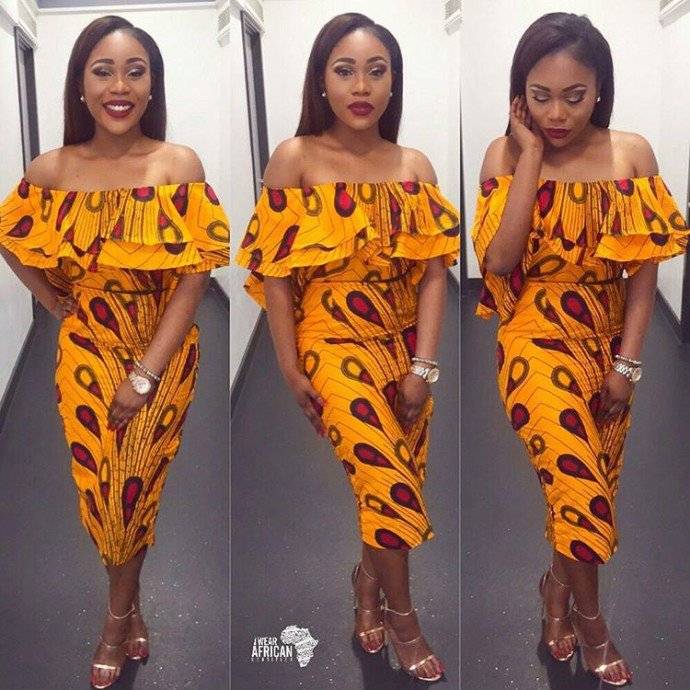 FRIDAY NIGHT STYLE: TRENDY ANKARA OFF-THE-SHOULDER PIECE