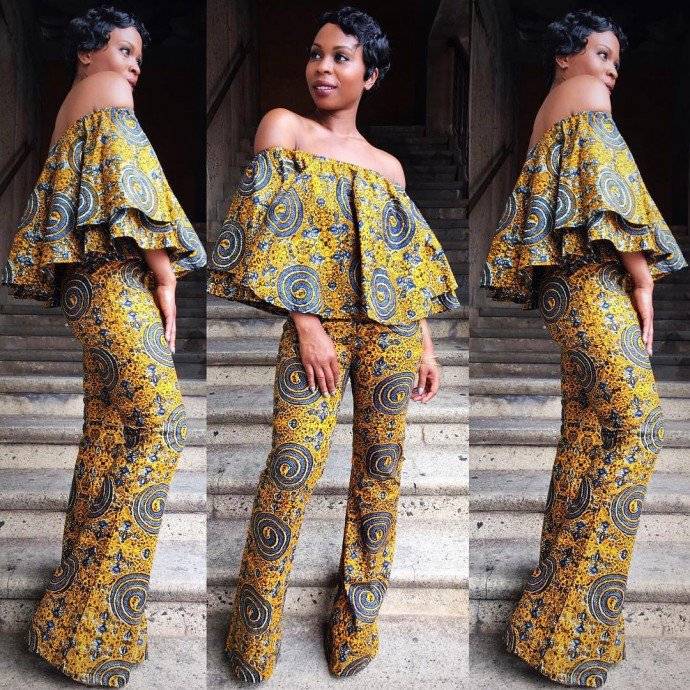 FRIDAY NIGHT STYLE: TRENDY ANKARA OFF-THE-SHOULDER PIECE