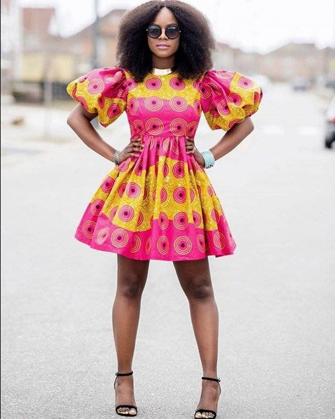 LATEST ANKARA SHORT GOWN STYLES