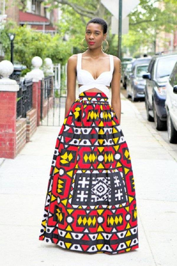 COOL WAYS TO ROCK ANKARA MAXI SKIRT STYLE