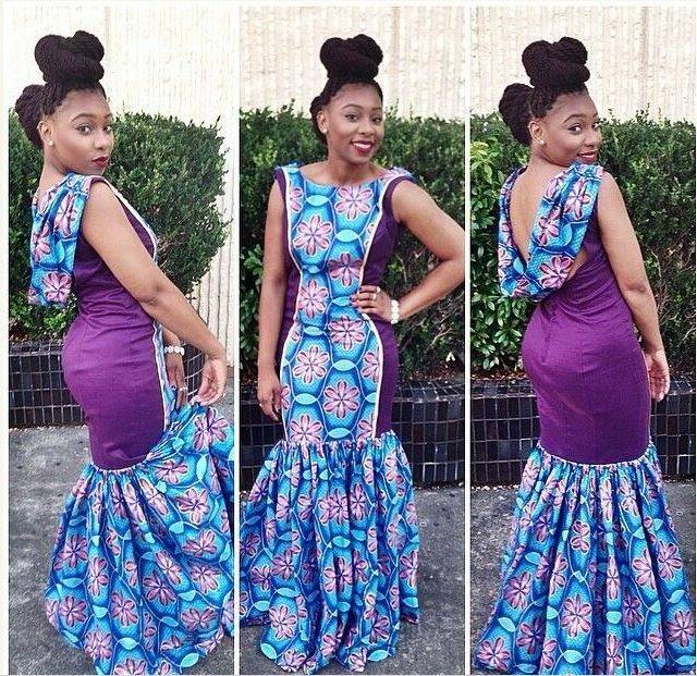 THE OPEN BACK ANKARA DRESSES YOU NEED TO ROCK NOW