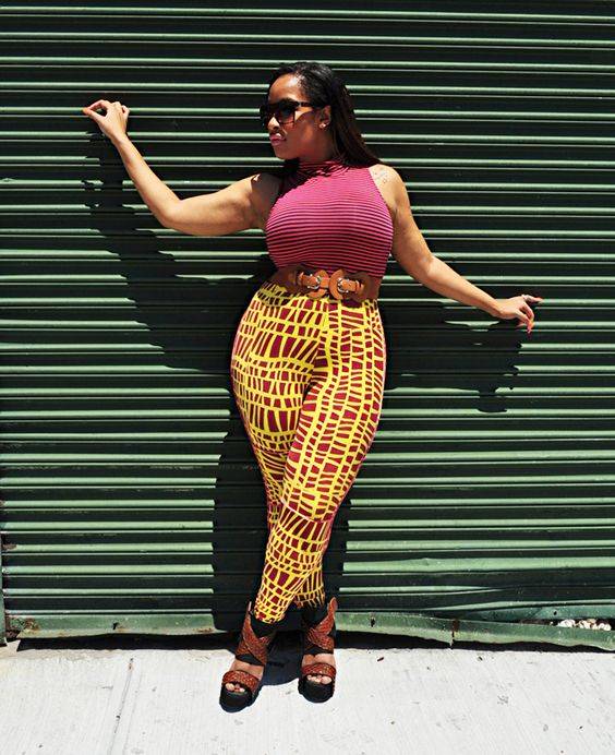 HOW TO ROCK THE PLUS-SIZE ANKARA AND CROP TOP