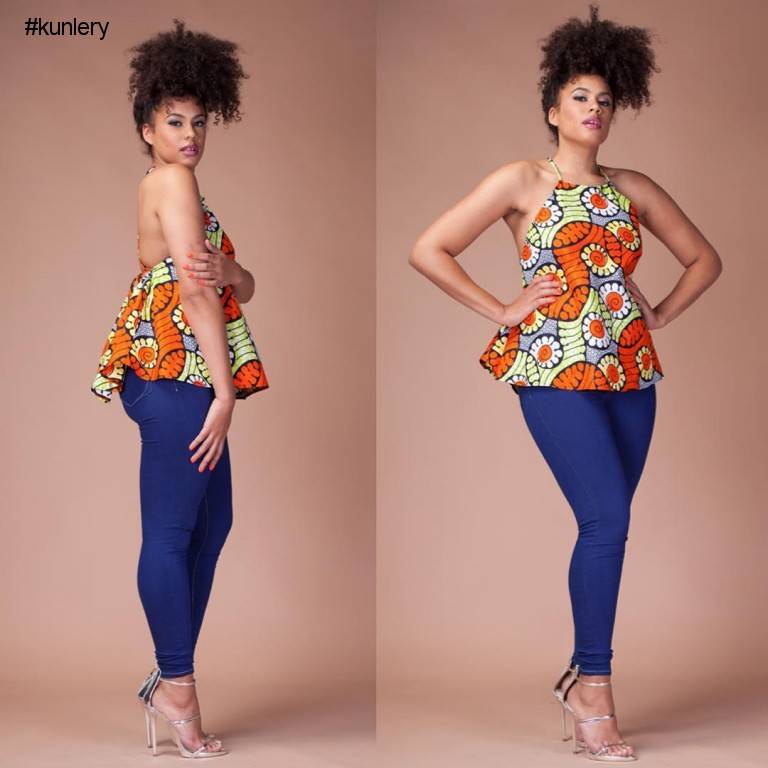 INCREDIBLY CUTE THIN STRAP ANKARA STYLES YOU NEED TO SEE