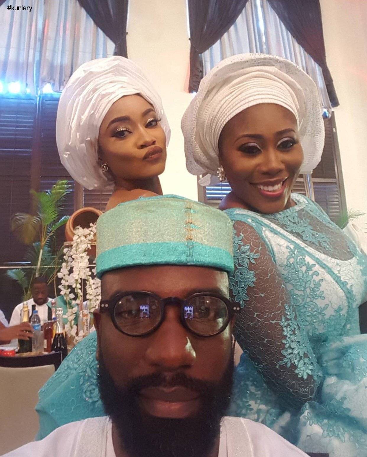 TOP DESIGNER KUNBI OYELESE OF APRIL BY KUNBI AND LANRE TOMORI’S WEDDING