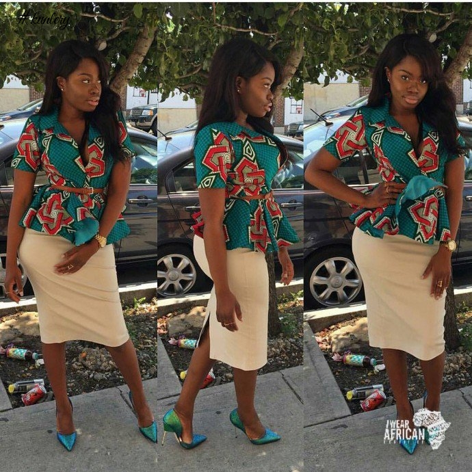 LATEST ANKARA PEPLUM BLAZER TREND WE ARE LOVING