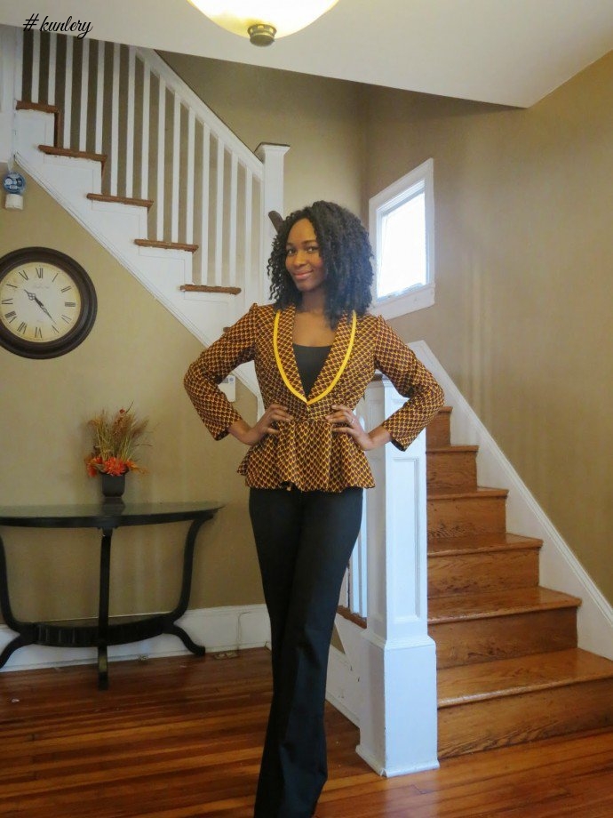 LATEST ANKARA PEPLUM BLAZER TREND WE ARE LOVING