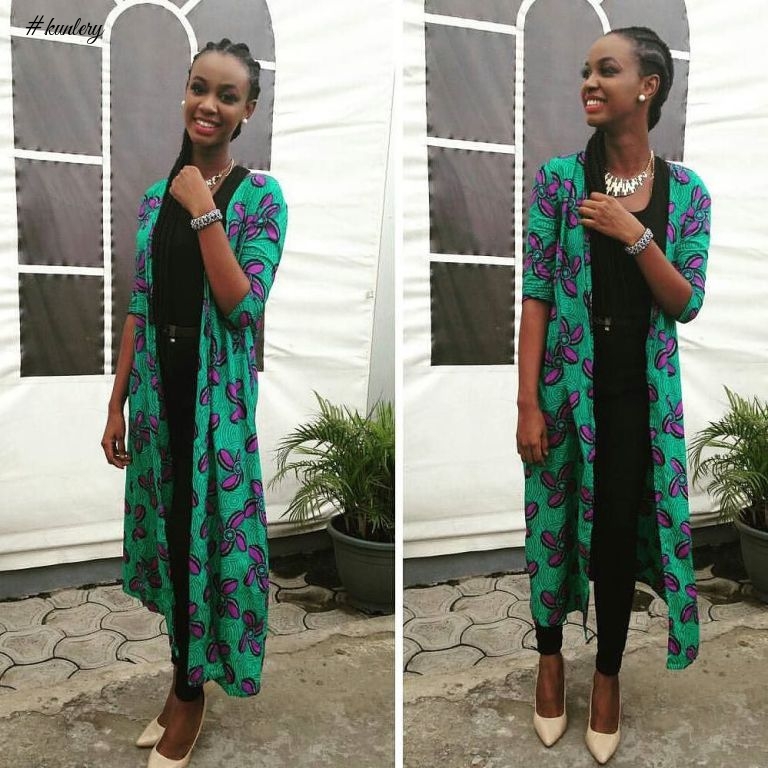 WEEKEND FASHION TREND: ANKARA KIMONO FOR THE FASHION LOVERS