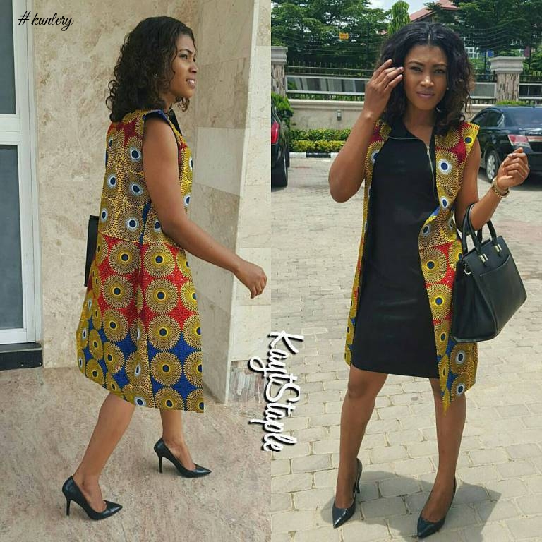 WEEKEND FASHION TREND: ANKARA KIMONO FOR THE FASHION LOVERS