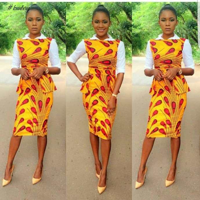 ANKARA GOWNS THAT ARE PERFECT FOR WORK