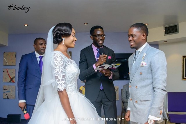 Zainab And Uche White wedding