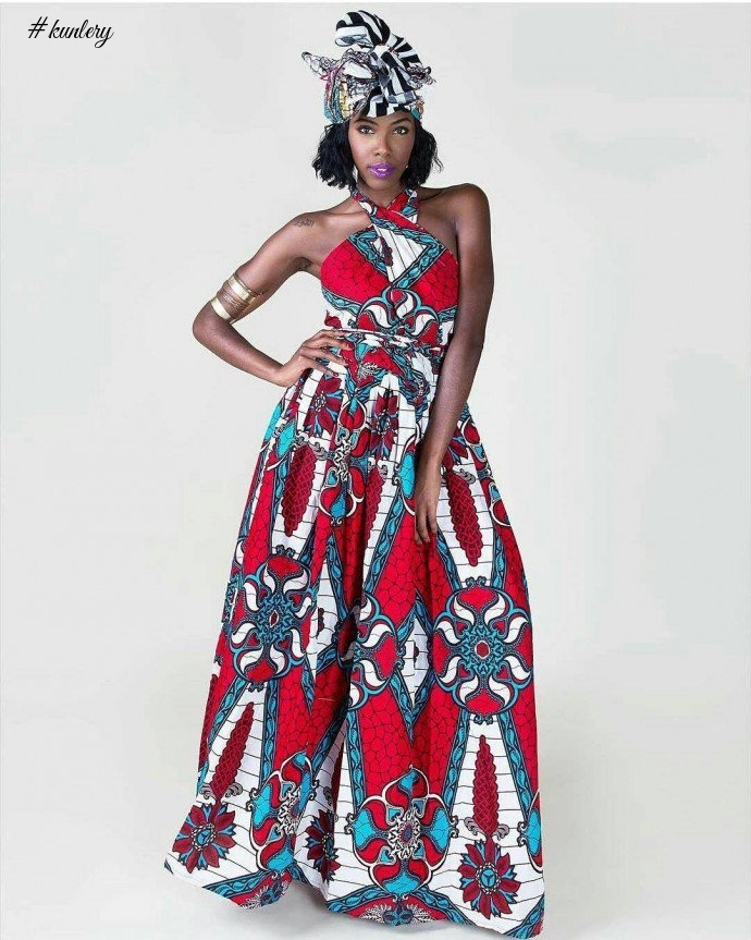 THESE ANKARA GOWNS ARE VERY COMFORTABLE