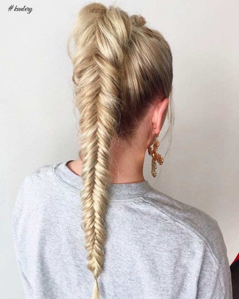 12 WAYS TO WEAR FALL’S HOTTEST HAIRSTYLE: THE BRAIDED PONYTAIL