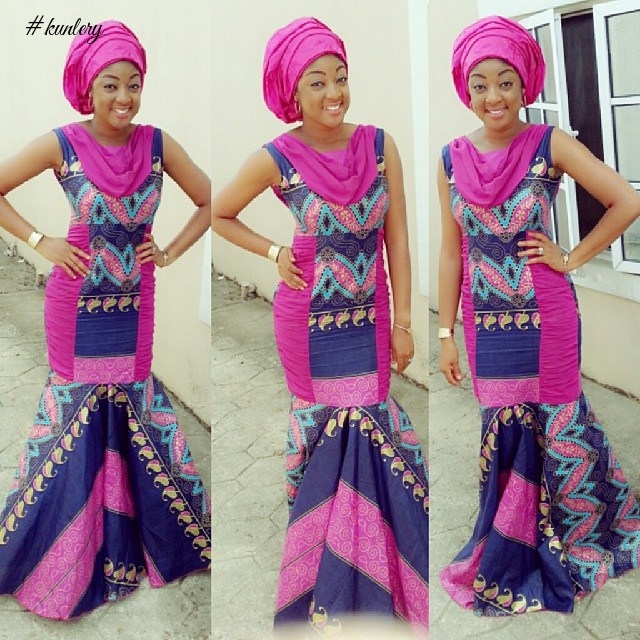 STUNNING ANKARA STYLES SLAYED BY OUR FASHIONABLE FASHIONISTA.