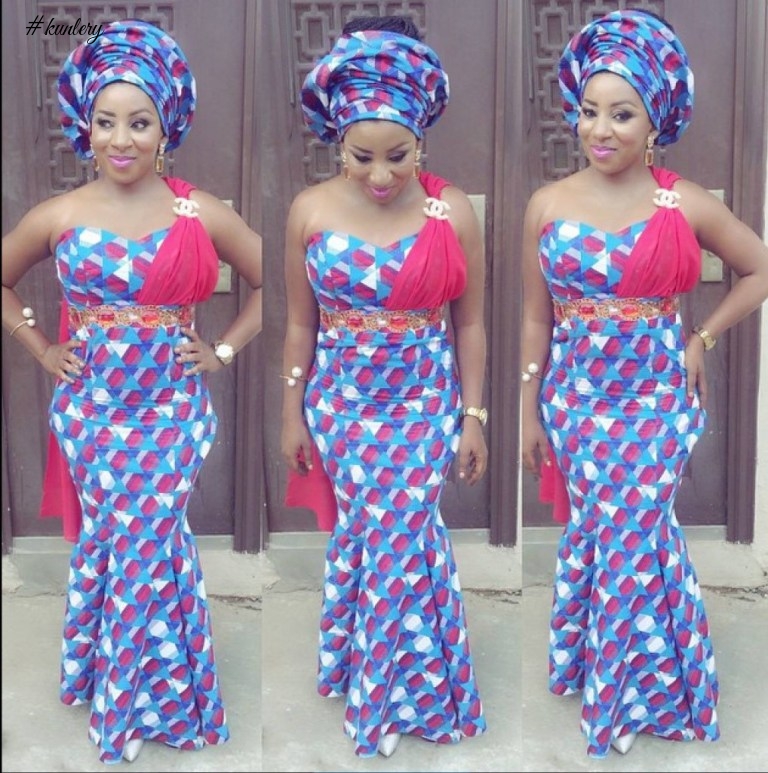 STUNNING ANKARA STYLES SLAYED BY OUR FASHIONABLE FASHIONISTA.