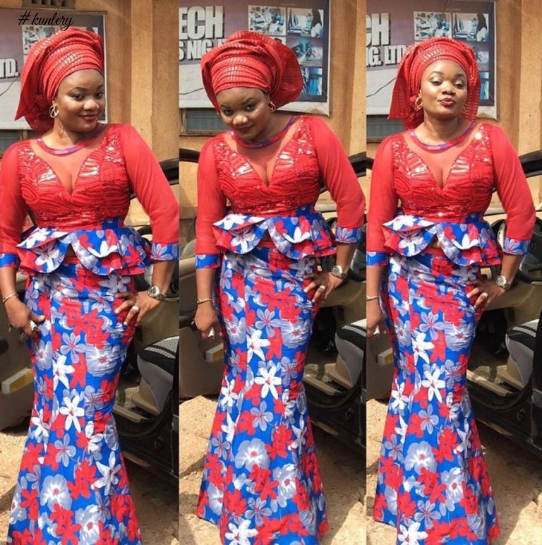 STUNNING ANKARA STYLES SLAYED BY OUR FASHIONABLE FASHIONISTA.