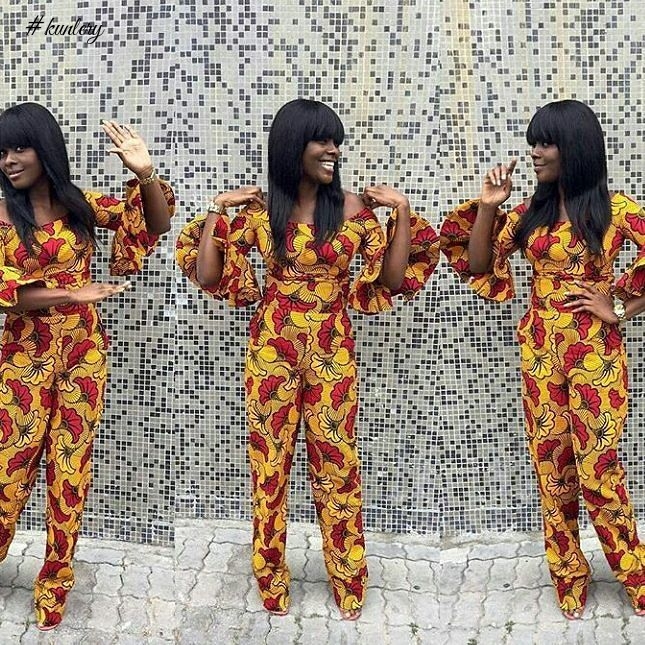 CHECK OUT THE ANKARA JUMPSUITS STYLES FASHIONISTAS ARE ROCKING THESE DAYS