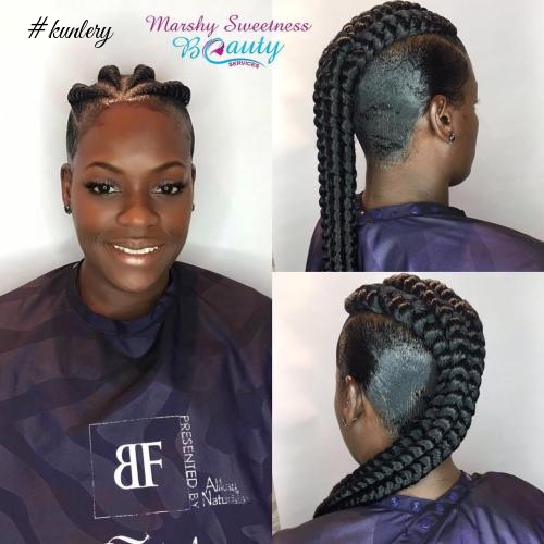 THE RIGHT KIND OF GHANA BRAID HAIRSTYLE