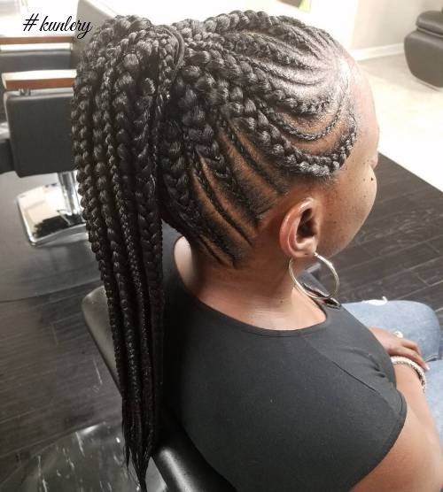 THE RIGHT KIND OF GHANA BRAID HAIRSTYLE