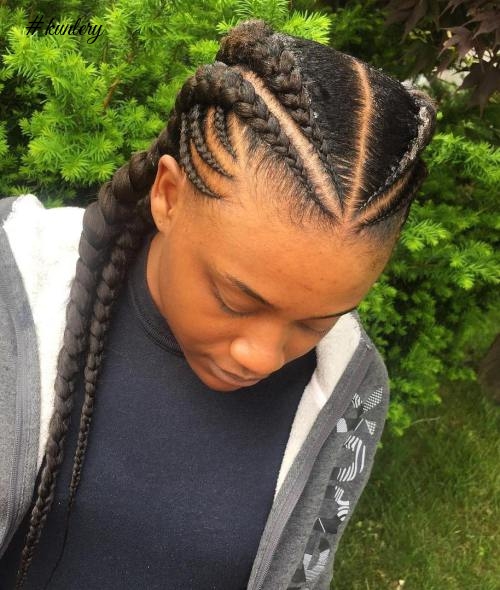 THE RIGHT KIND OF GHANA BRAID HAIRSTYLE