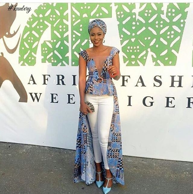 ANKARA LONG CAPE TOP AND TROUSER STYLES