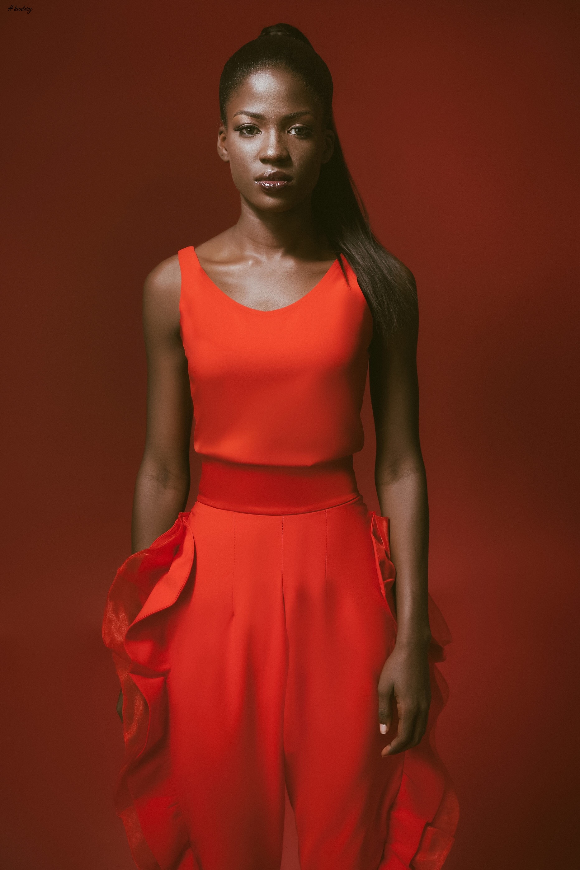 For the Love of Red! Abuja Based Aisha Abu-Bakr Luxury Design Presents Unisex Collection -Rouge