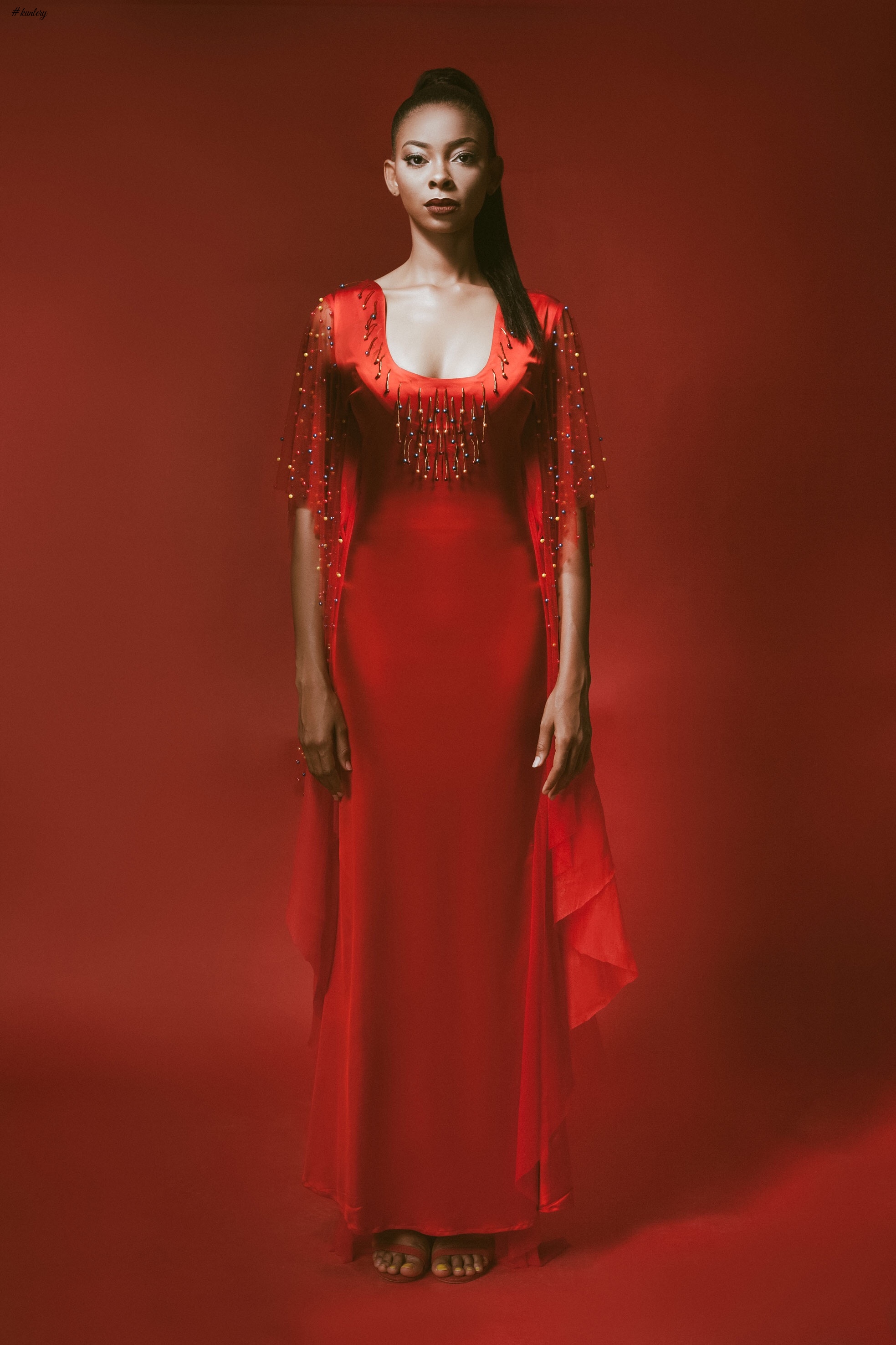 For the Love of Red! Abuja Based Aisha Abu-Bakr Luxury Design Presents Unisex Collection -Rouge