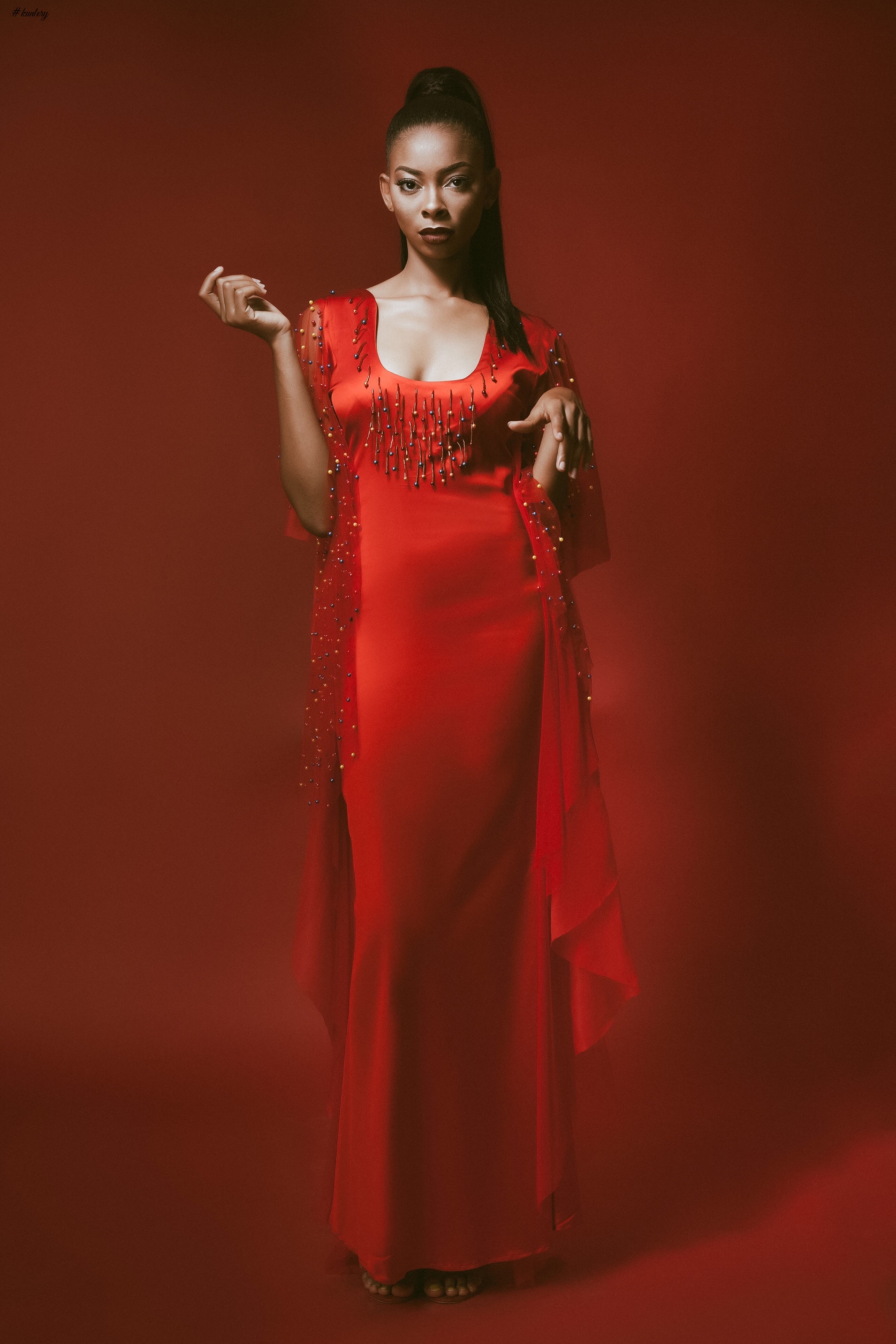 For the Love of Red! Abuja Based Aisha Abu-Bakr Luxury Design Presents Unisex Collection -Rouge