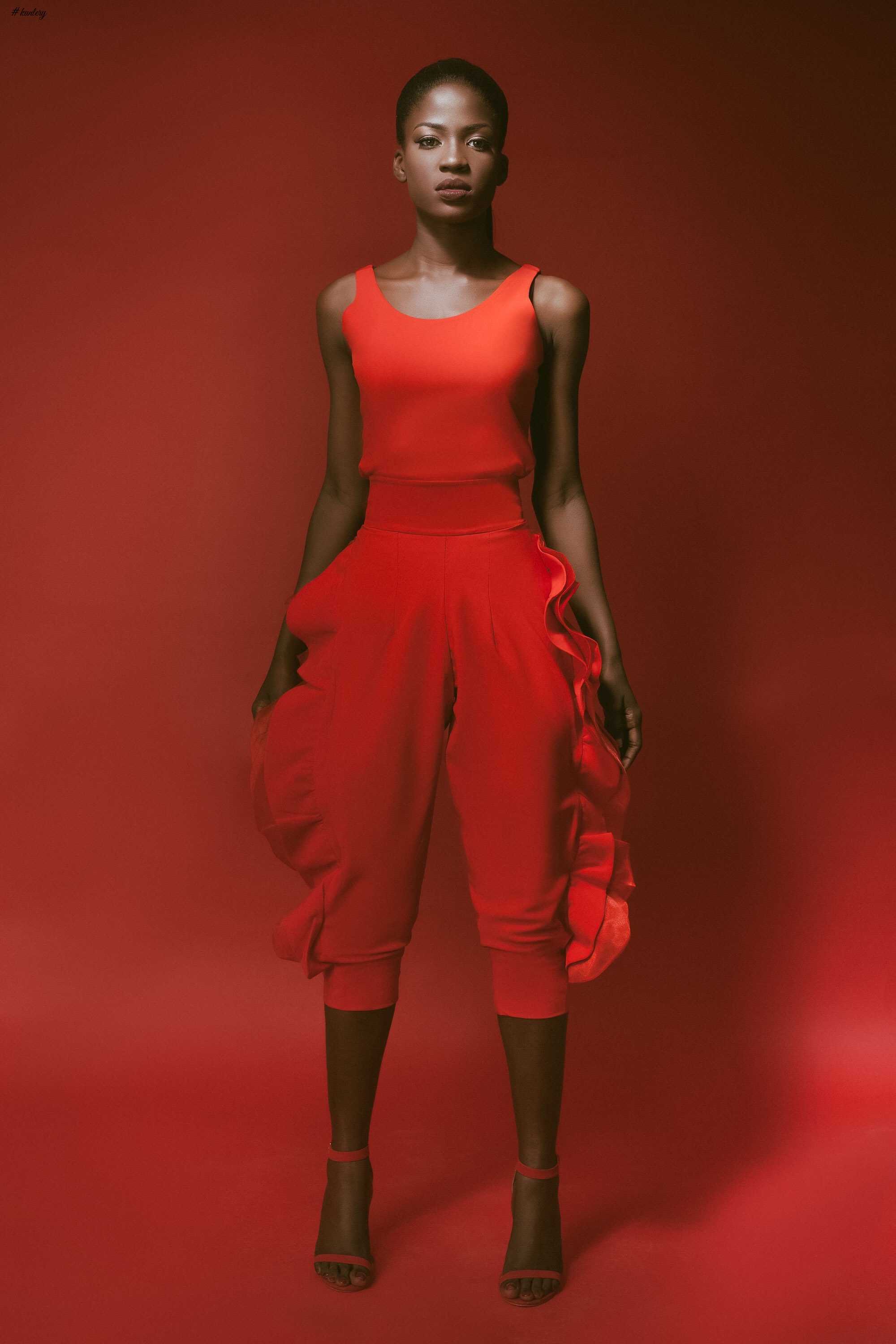 For the Love of Red! Abuja Based Aisha Abu-Bakr Luxury Design Presents Unisex Collection -Rouge