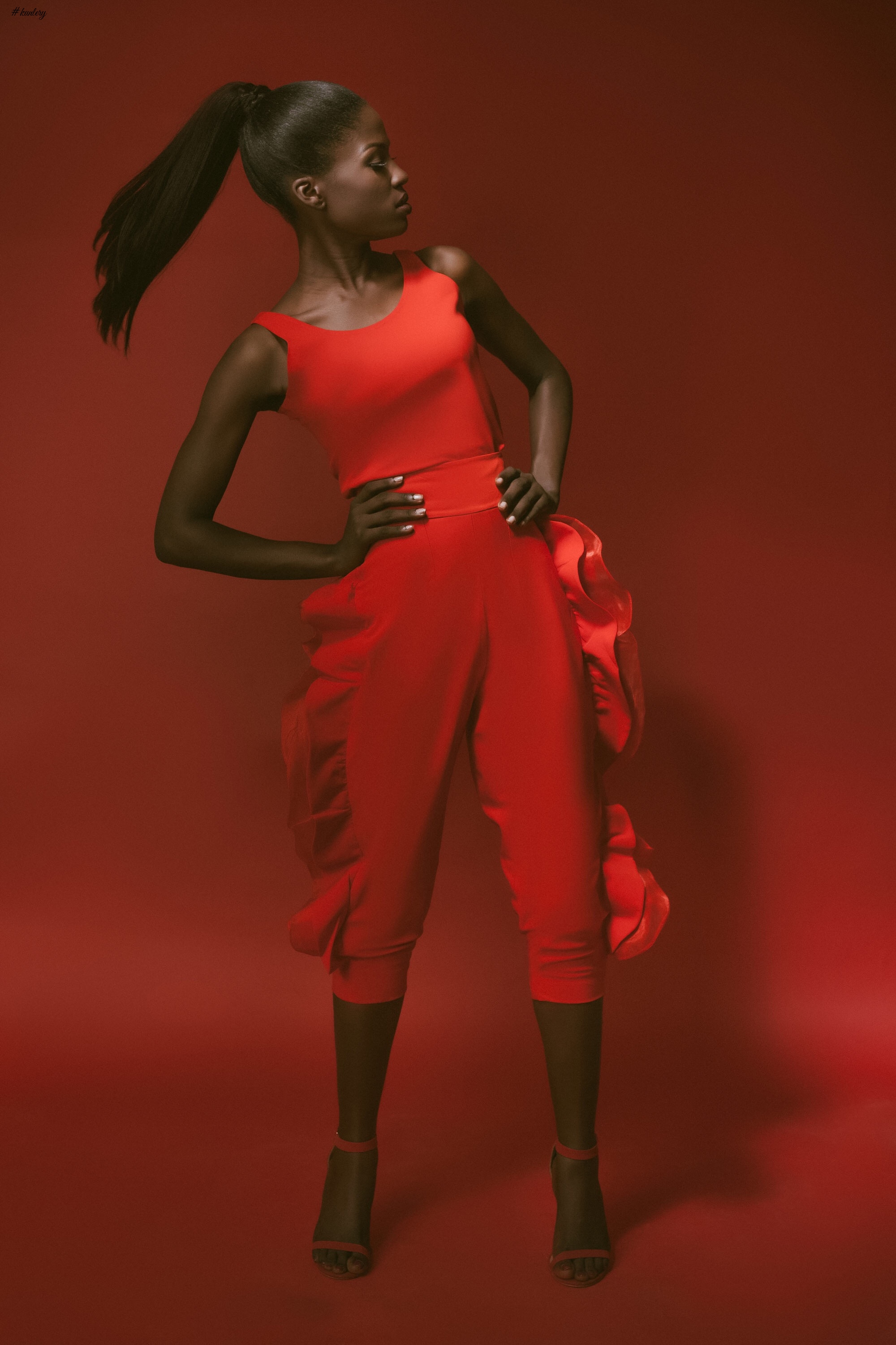 For the Love of Red! Abuja Based Aisha Abu-Bakr Luxury Design Presents Unisex Collection -Rouge