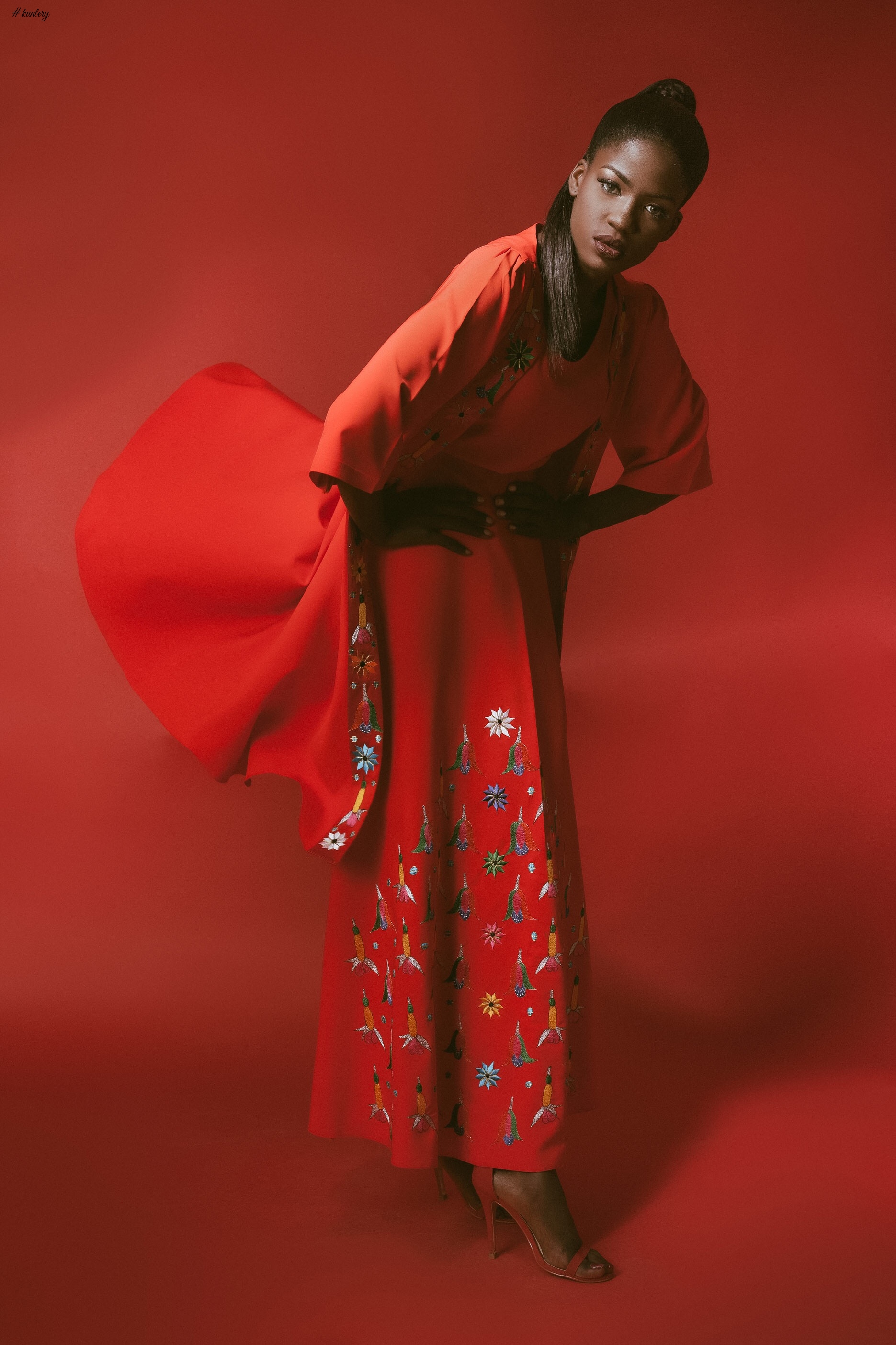 For the Love of Red! Abuja Based Aisha Abu-Bakr Luxury Design Presents Unisex Collection -Rouge